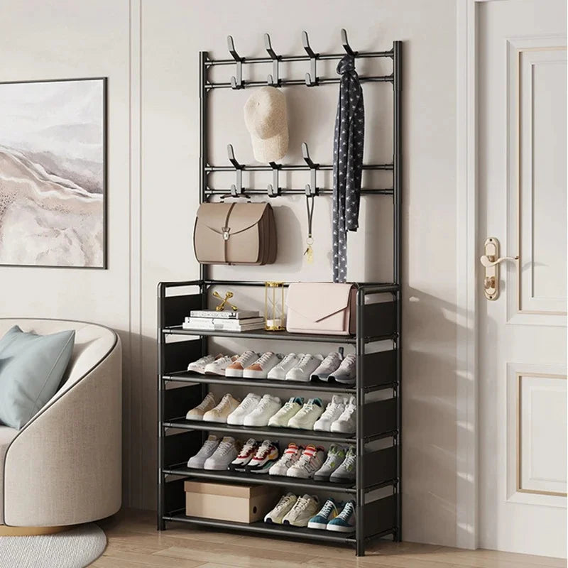 Portant d'Entrée Multifonction - Chaussures, Vêtements et Chapeaux