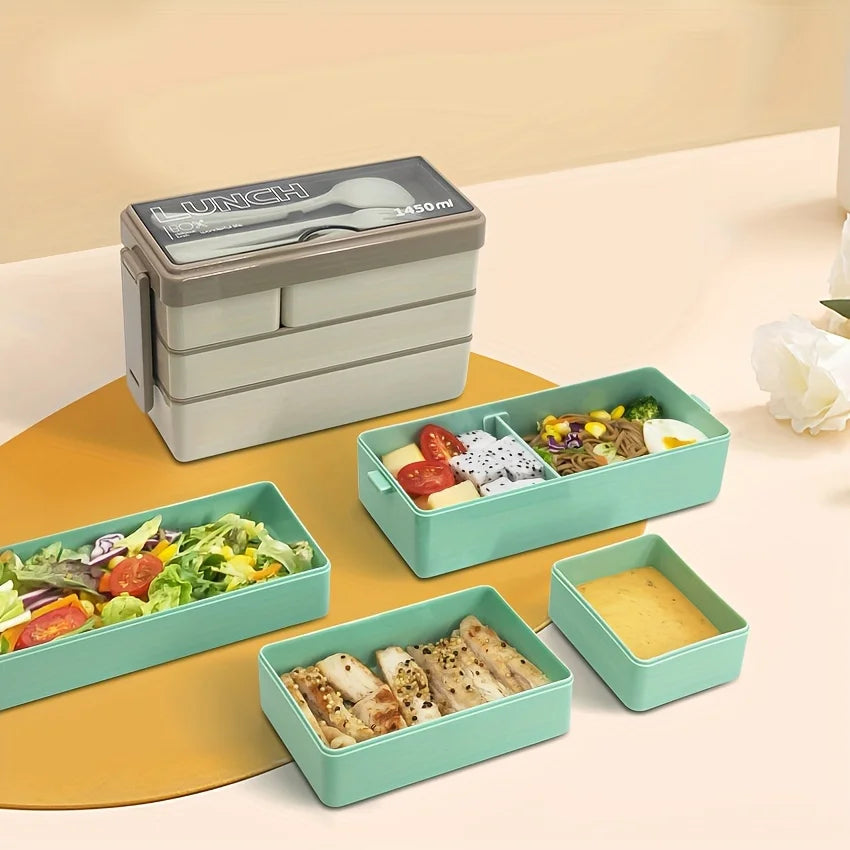 Lunch Box Bento Étanche 1450ml