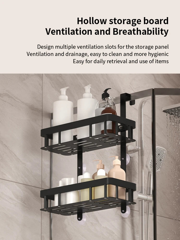 Étagère Murale de Salle de Bain 3 Niveaux