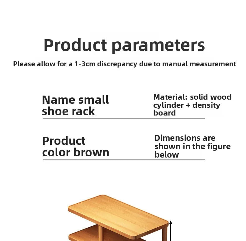 Multi layer minimalist narrow shoe rack, household wooden shoe cabinet, shoe storage rack, balcony storage rack, storage cabinet