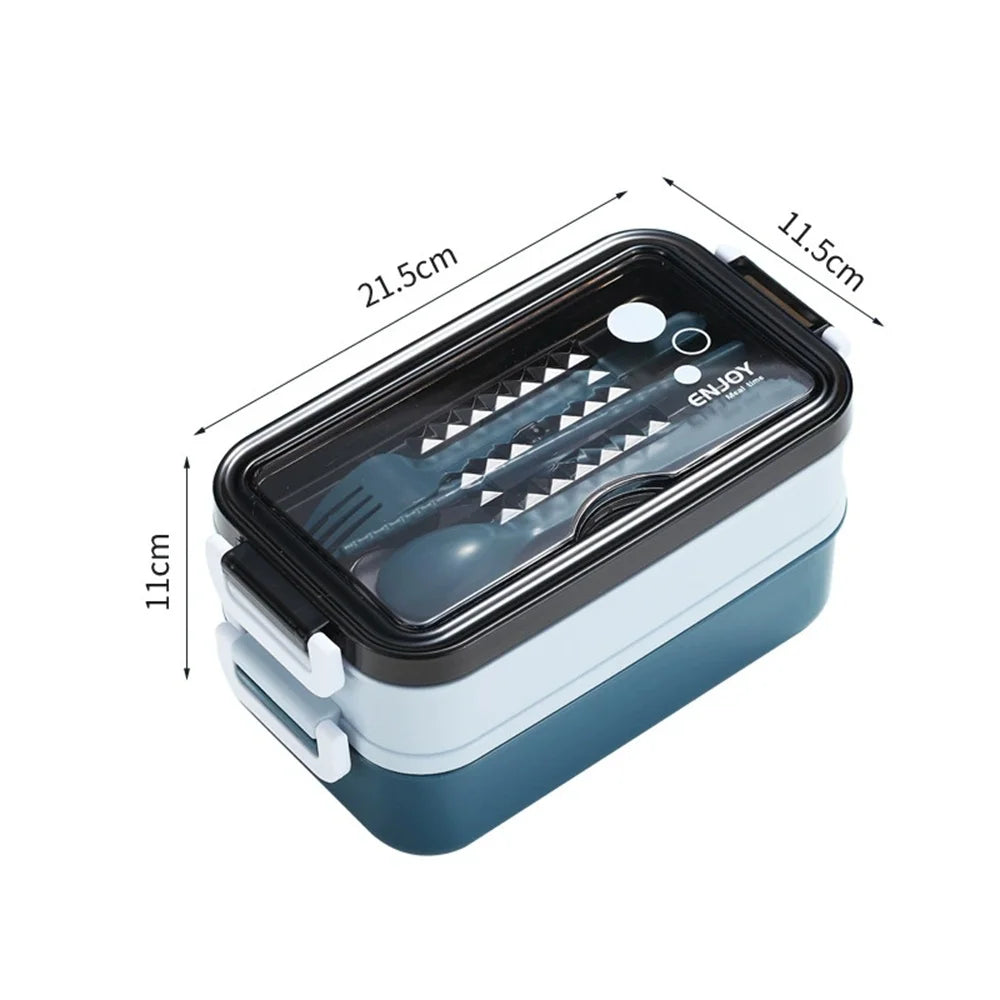 Lunch Box Double Compartiment Micro-Ondes