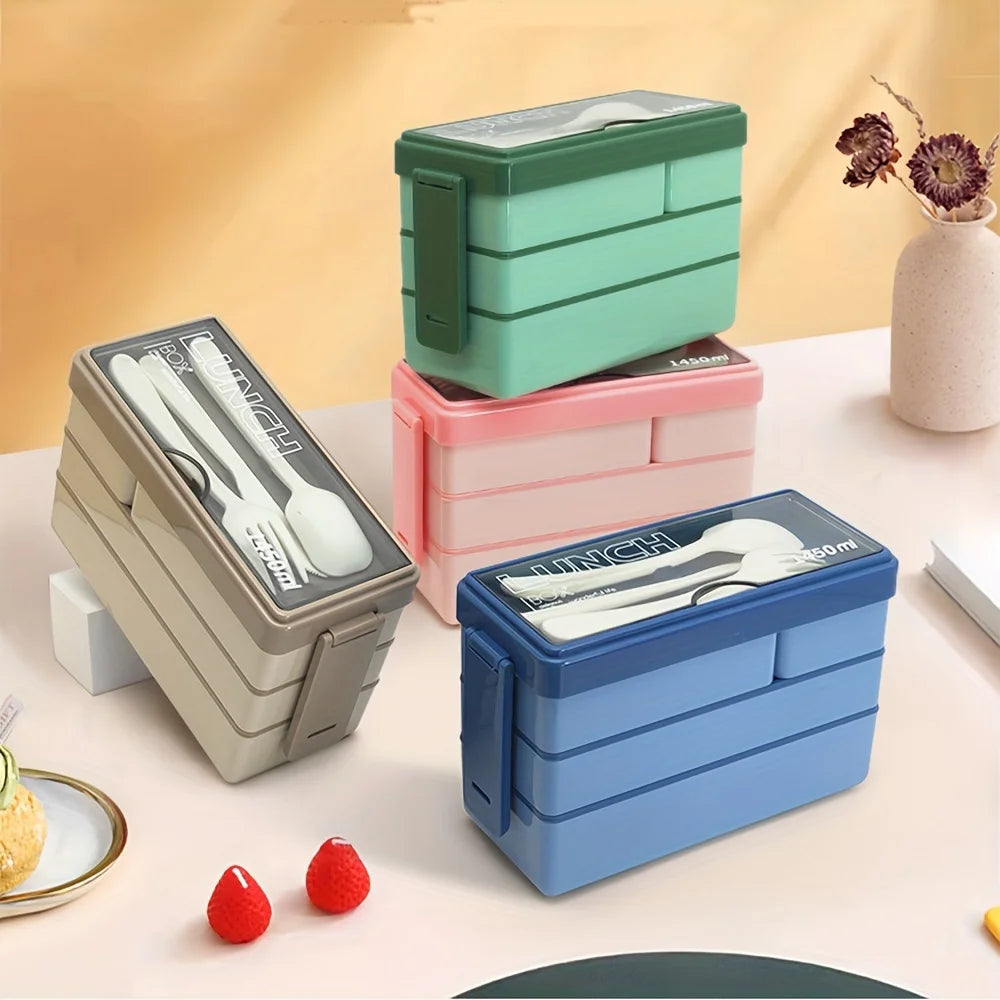 Lunch Box Bento Étanche 1450ml