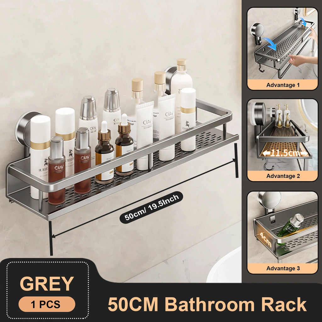 Étagère de Salle de Bain à Ventouses