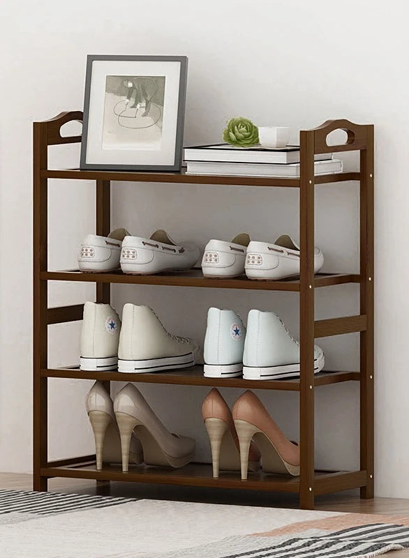 Meuble à Chaussures en Bambou avec Tiroirs