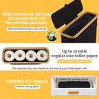 Porte-Papier Toilette Pliable avec Couvercle
