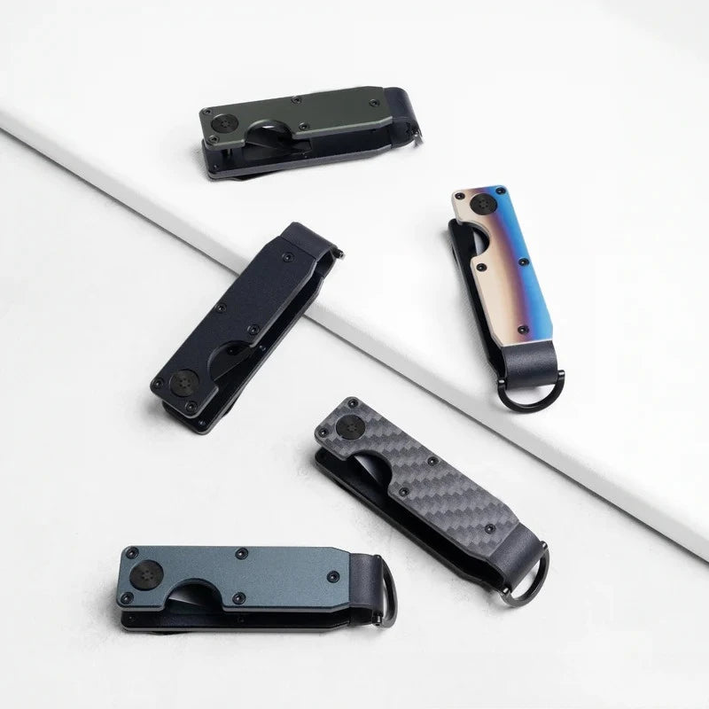 Smart Metal Key Organizer Minimalist Key Case Holder with Screwdriver Holds 2-6 Keys Fob for Keys Less than 6.2cm Outdoor Tools