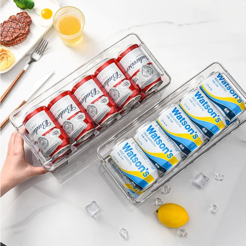 Boîte de Rangement Double Niveau pour Frigo