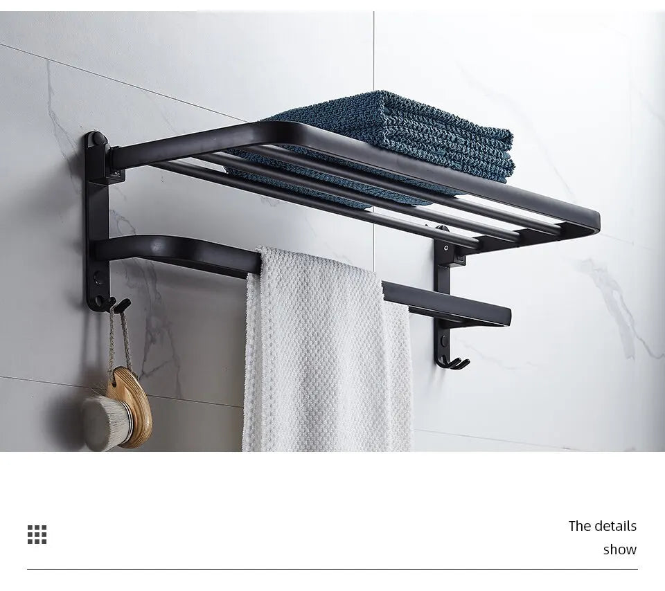 Porte-Serviettes Mural Pliable