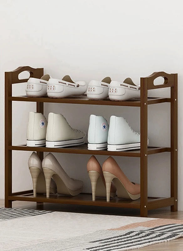 Meuble à Chaussures en Bambou avec Tiroirs
