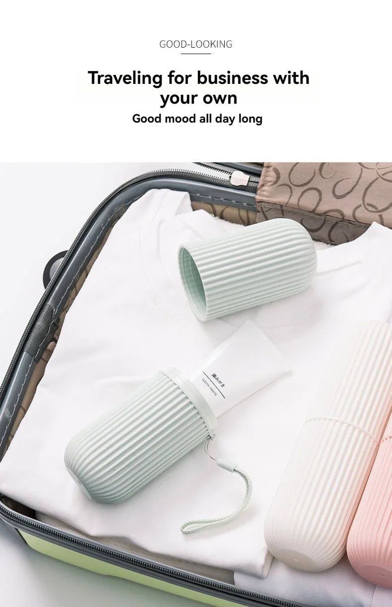 Étui de Voyage Brosse à Dents et Dentifrice