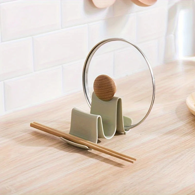Porte-Couvercle Design Vague
