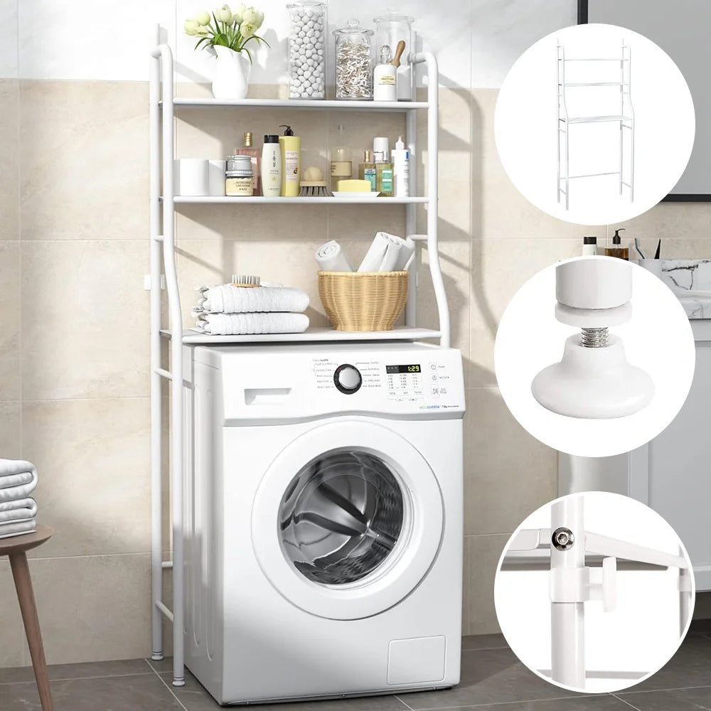 Étagère Multi-Niveaux pour Machine à Laver