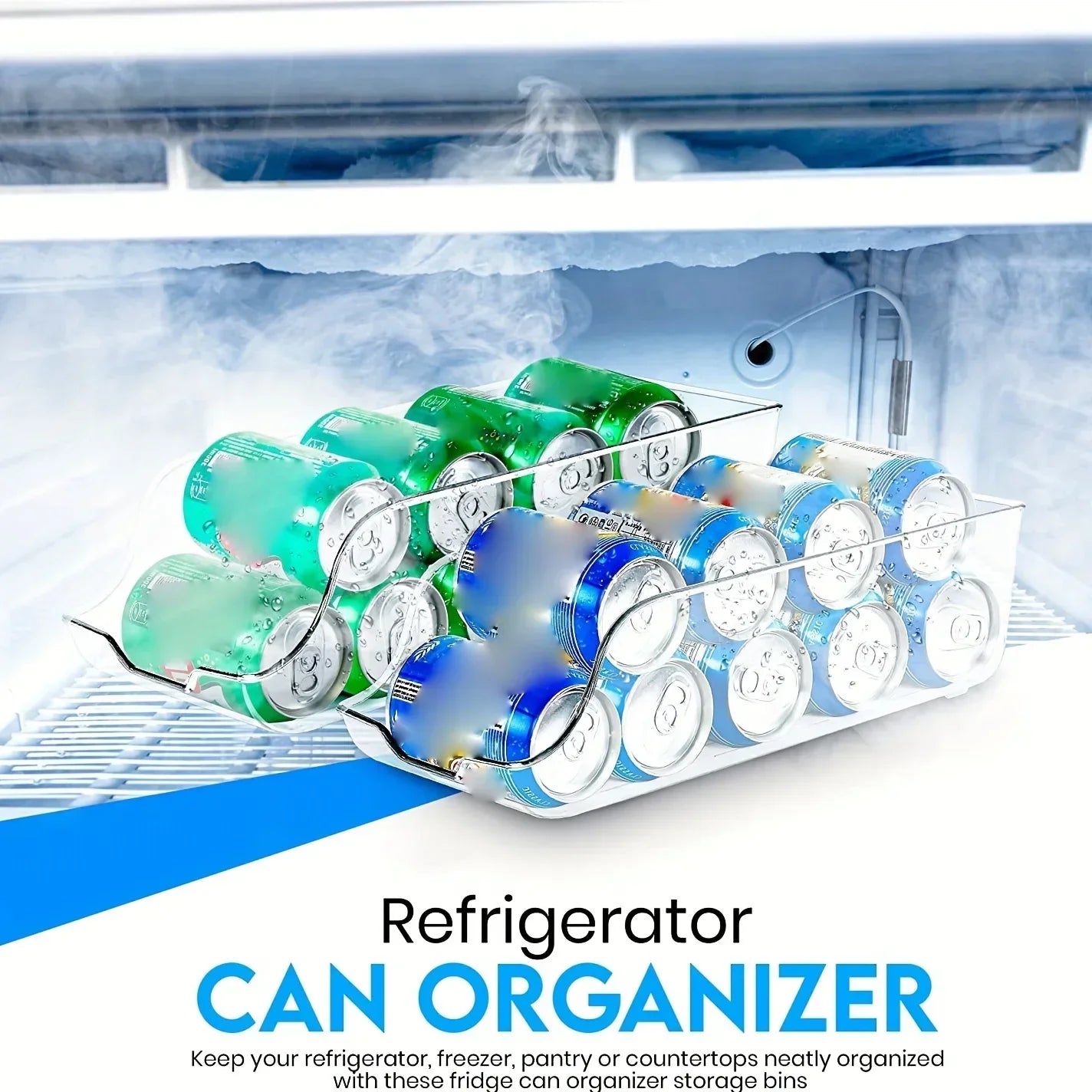 Bacs Organisateurs pour Canettes de Frigo
