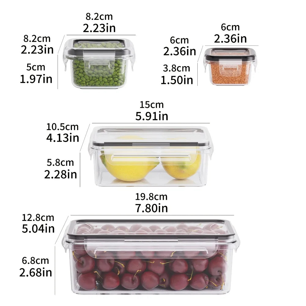 Set de 8 Boîtes Hermétiques