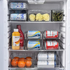 Boîte de Rangement Double Niveau pour Frigo