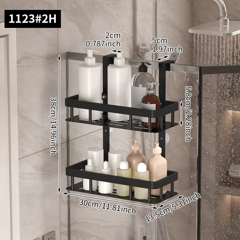 Étagère Murale de Salle de Bain 3 Niveaux
