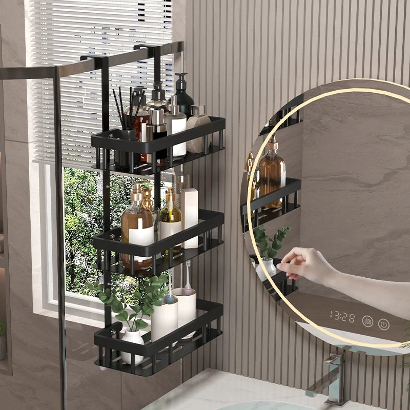 Étagère Murale de Salle de Bain 3 Niveaux