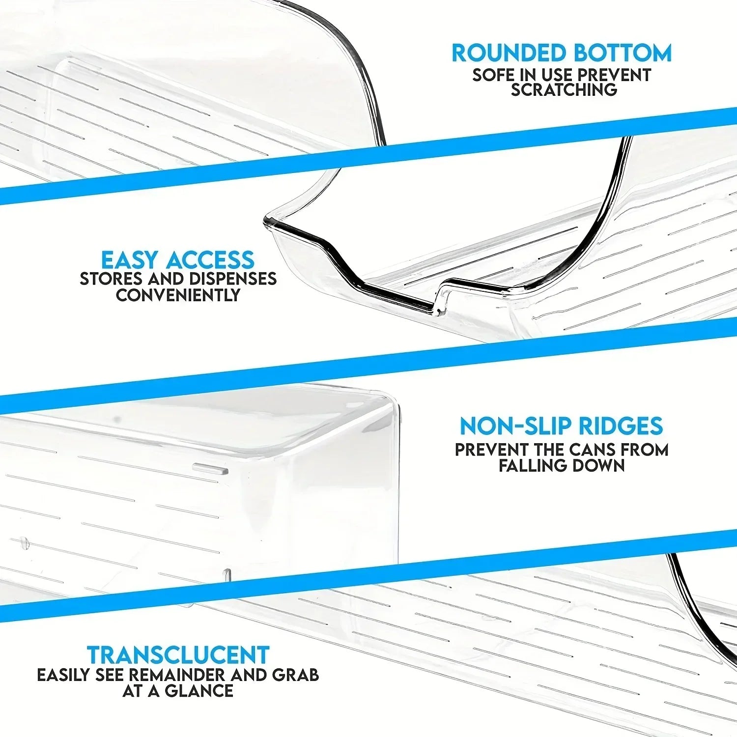 Bacs Organisateurs pour Canettes de Frigo