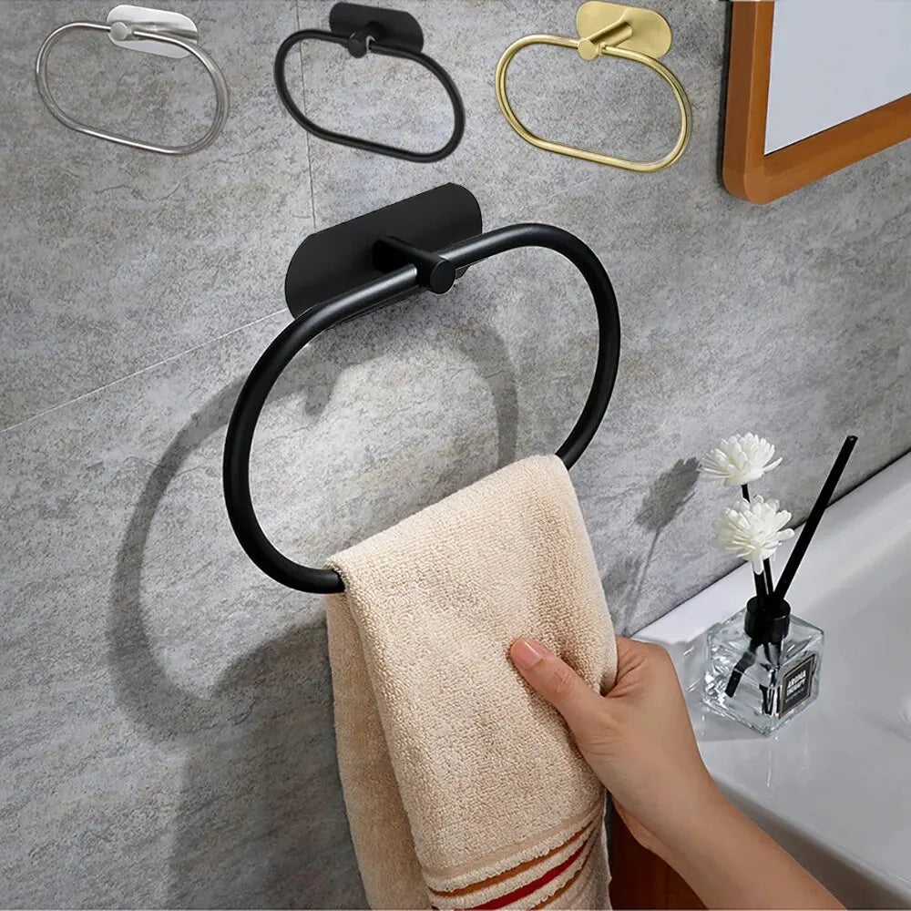 Porte-Serviettes Adhésif Inox