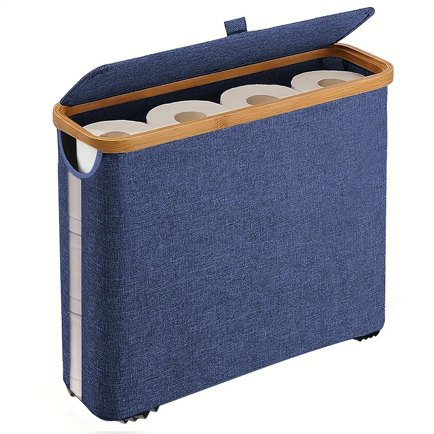 Porte-Papier Toilette Pliable avec Couvercle