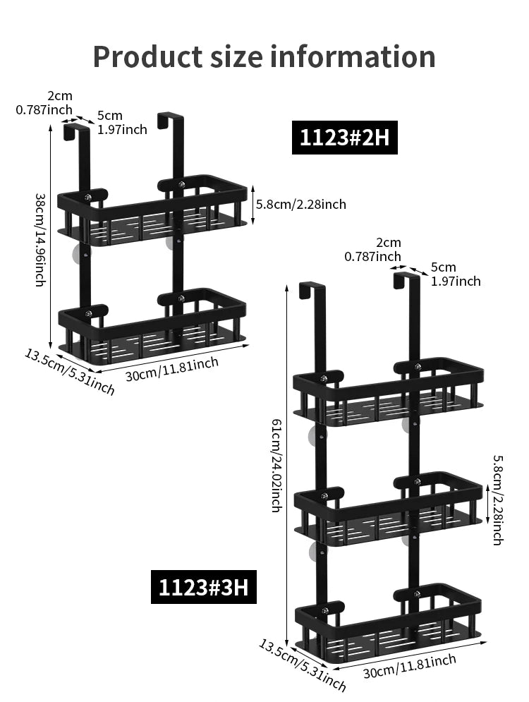 Étagère Murale de Salle de Bain 3 Niveaux