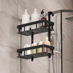 Étagère Murale de Salle de Bain 3 Niveaux