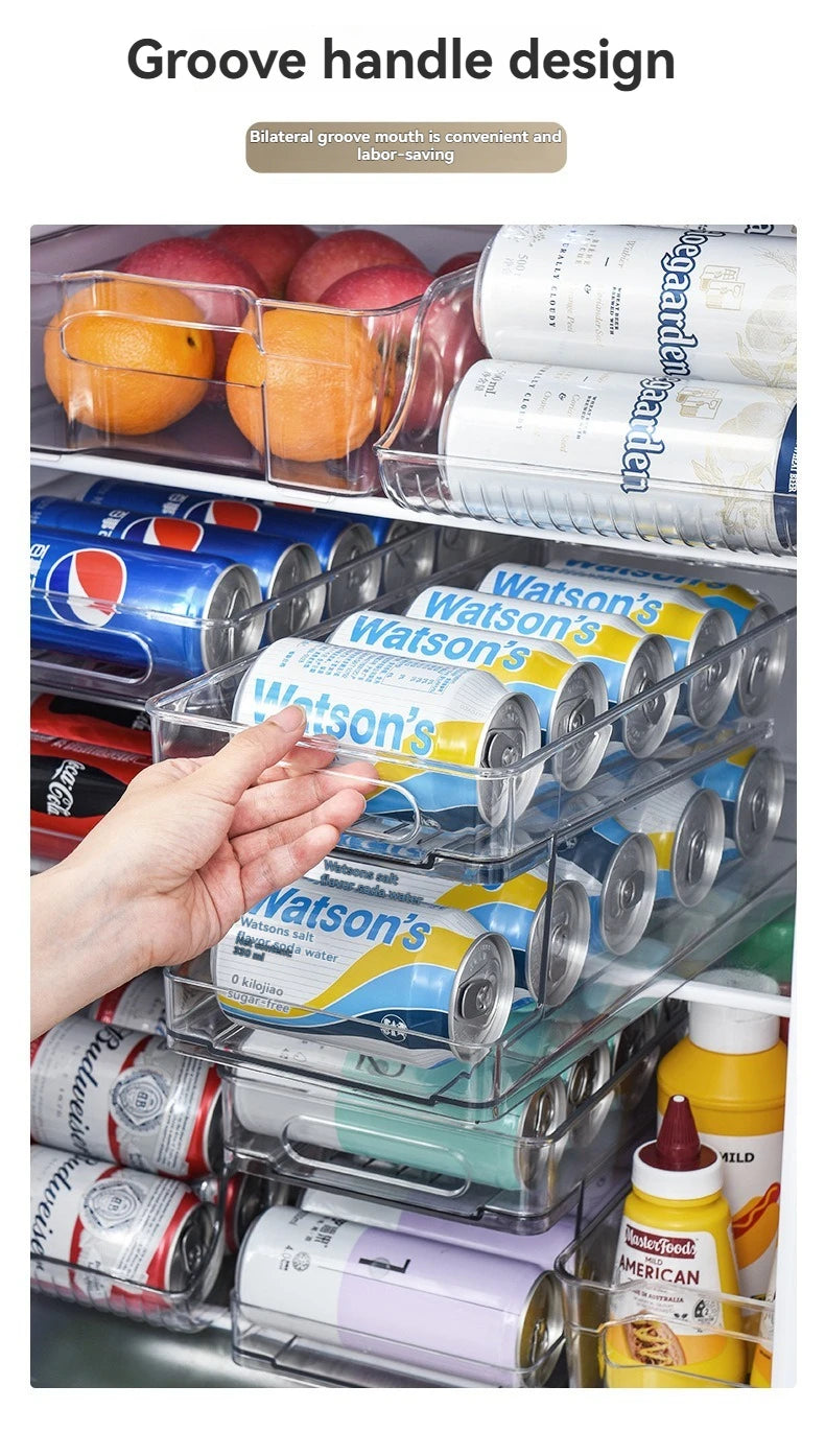 Boîte de Rangement Double Niveau pour Frigo