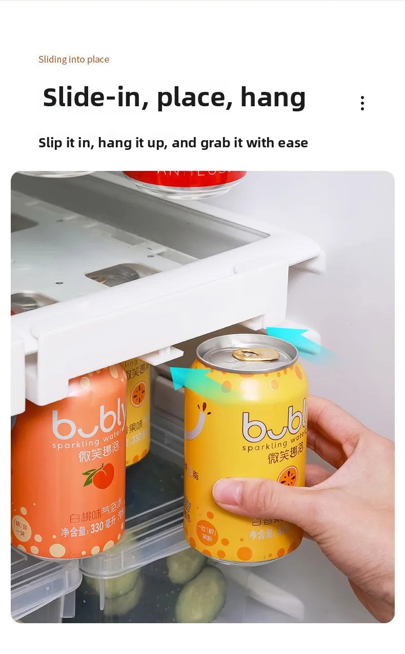 Organisateur Suspendu pour Canettes de Frigo