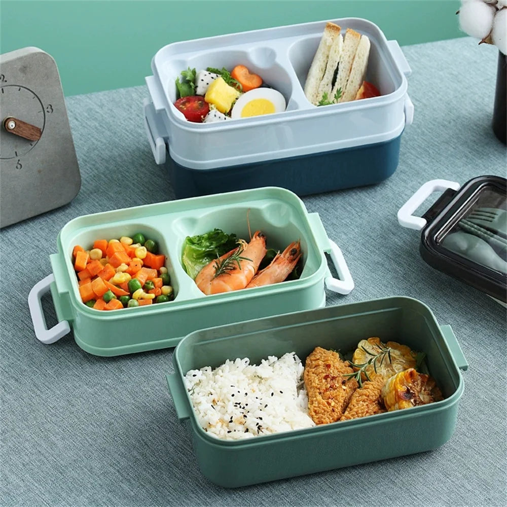 Lunch Box Double Compartiment Micro-Ondes