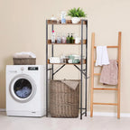 Étagère WC sur Pied Bois et Métal