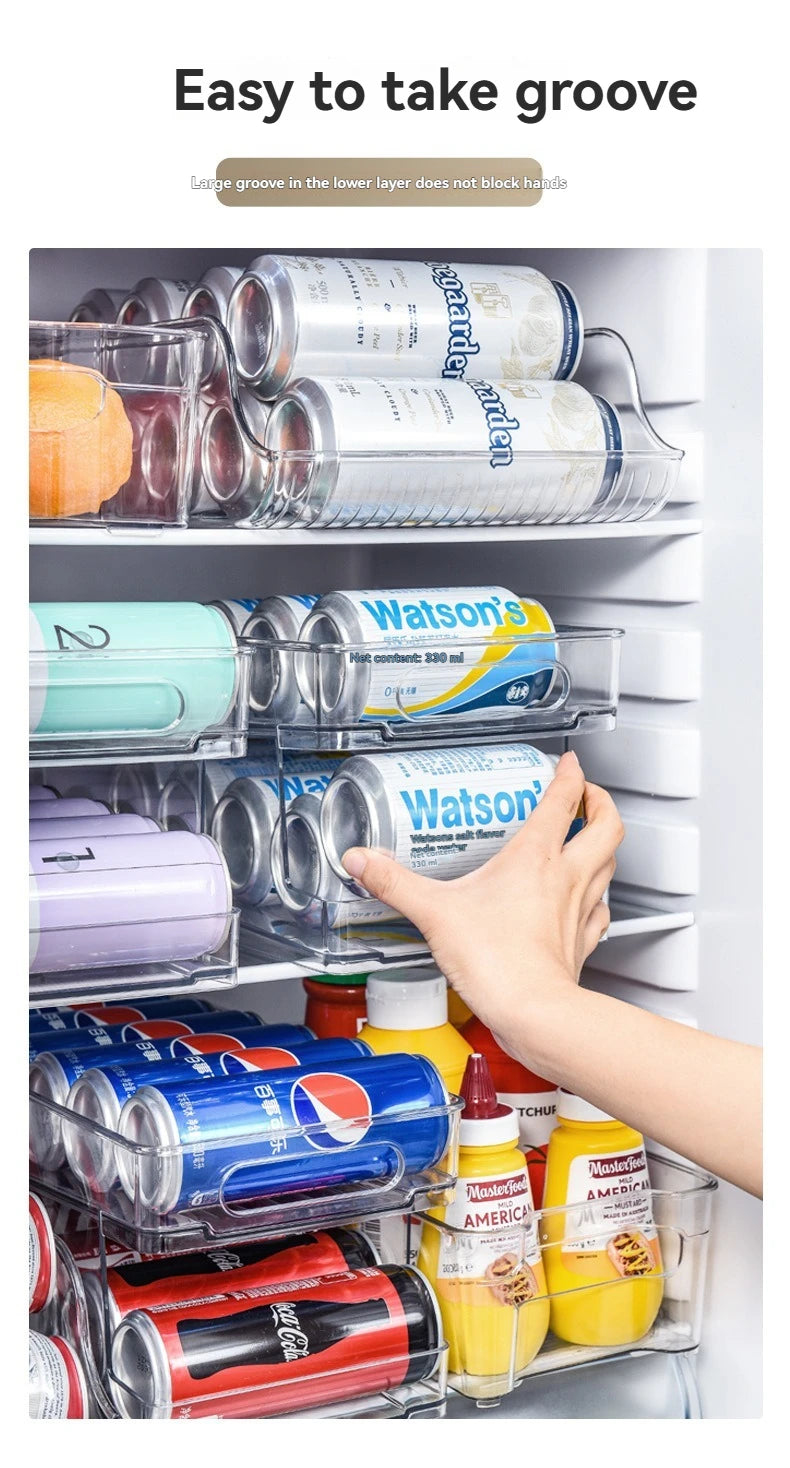 Boîte de Rangement Double Niveau pour Frigo