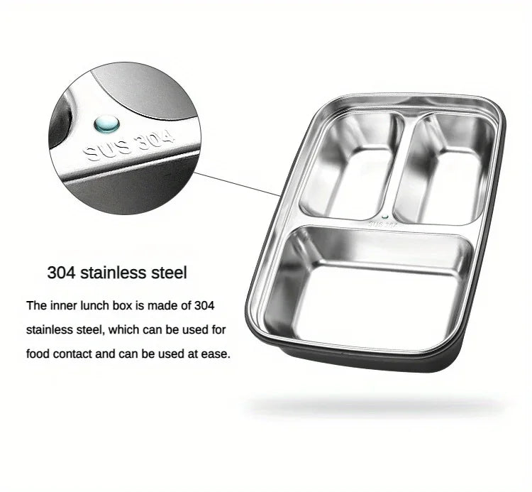 Lunch Box Inox Compartimentée