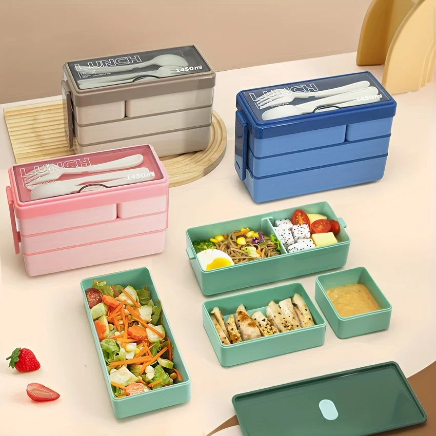 Lunch Box Bento Étanche 1450ml