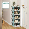 Plastic Foldable Shoe Rack, Multi-Tier Space Saving Storage Organizer, Simple Indoor Home Storage Rack, Easy Assembly, shoe rack