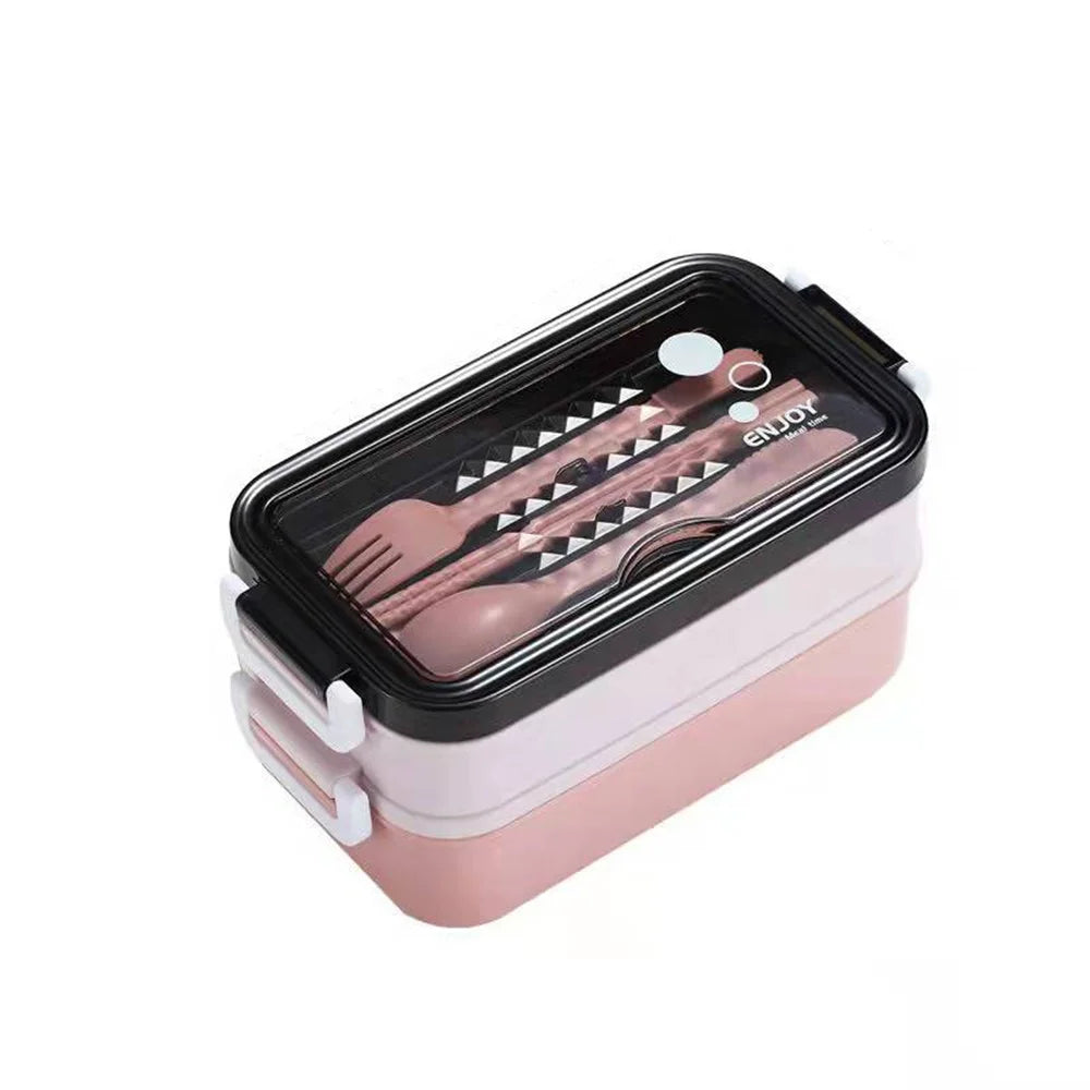 Lunch Box Double Compartiment Micro-Ondes