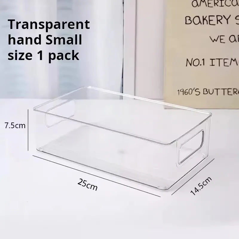 Bacs de Rangement Empilables Transparents