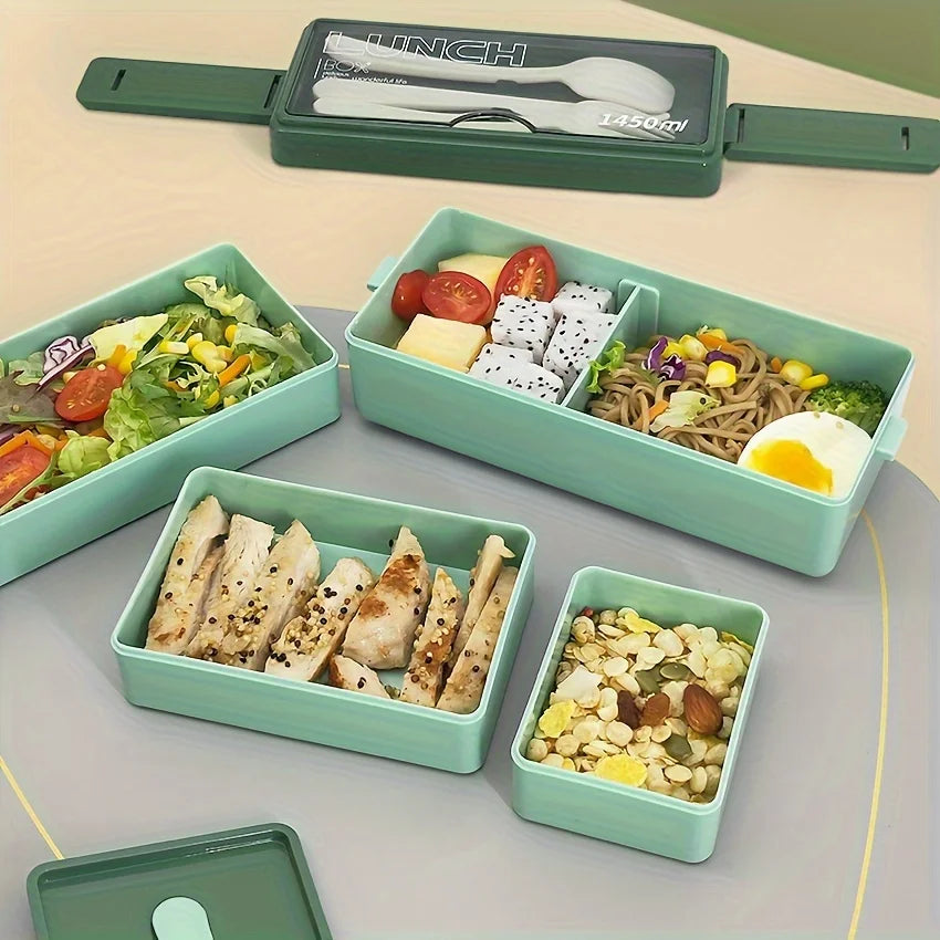 Lunch Box Bento Étanche 1450ml