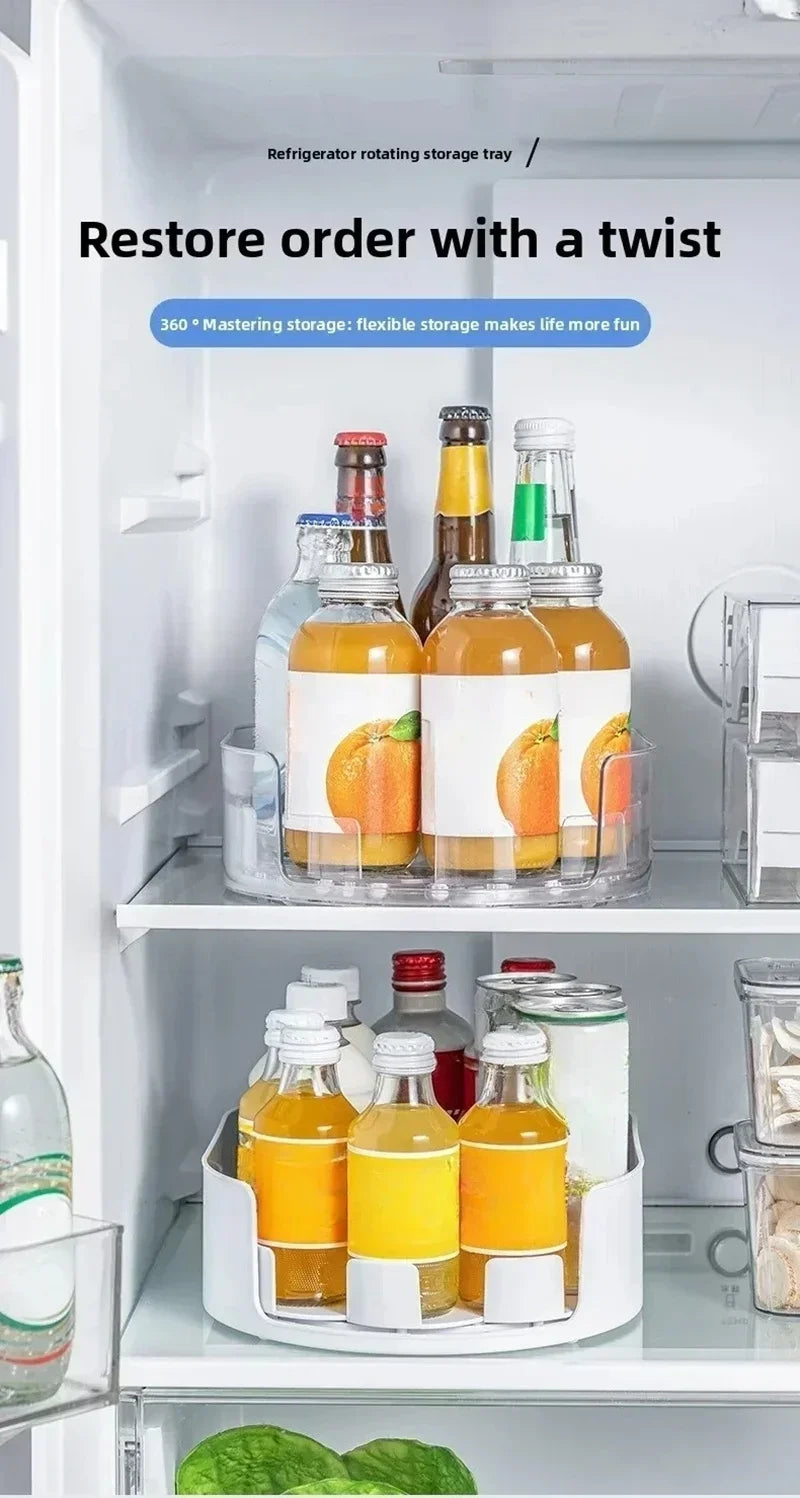Boîte de Rangement Rotative pour Frigo
