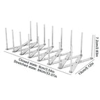 Range-couvercles compact avec couvercles rangés