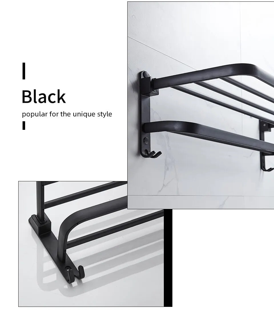 Porte-Serviettes Mural Pliable