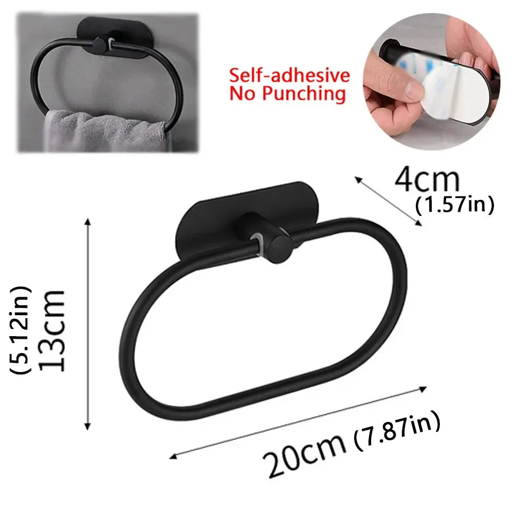 Porte-Serviettes Adhésif Inox