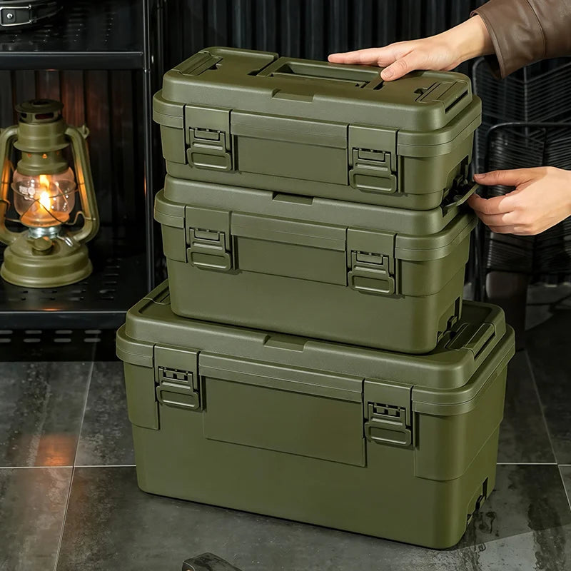 Boîte de Rangement Portable Style Industriel
