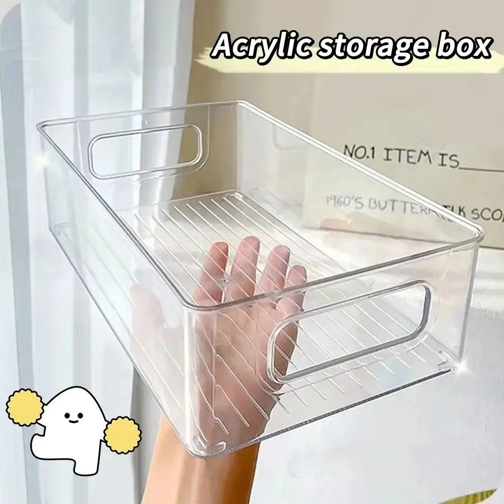 Bacs de Rangement Empilables Transparents