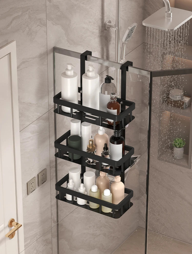 Étagère Murale de Salle de Bain 3 Niveaux