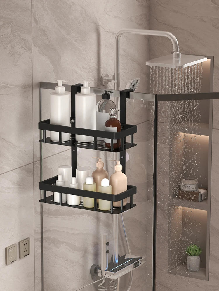 Étagère Murale de Salle de Bain 3 Niveaux