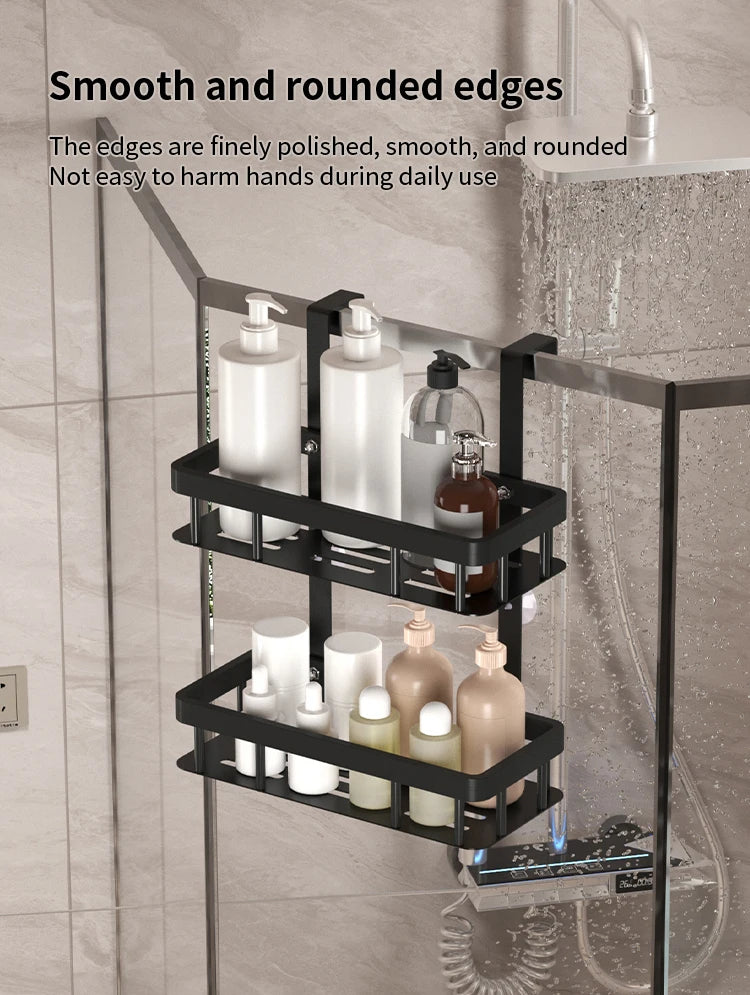 Étagère Murale de Salle de Bain 3 Niveaux