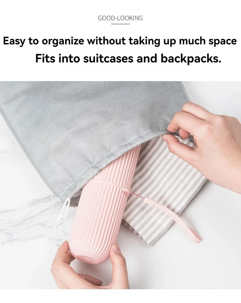 Étui de Voyage Brosse à Dents et Dentifrice