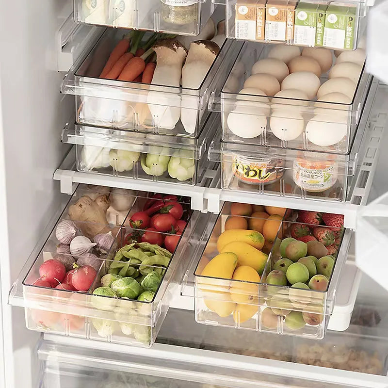 Boîte de Rangement Frigo Fruits et Œufs