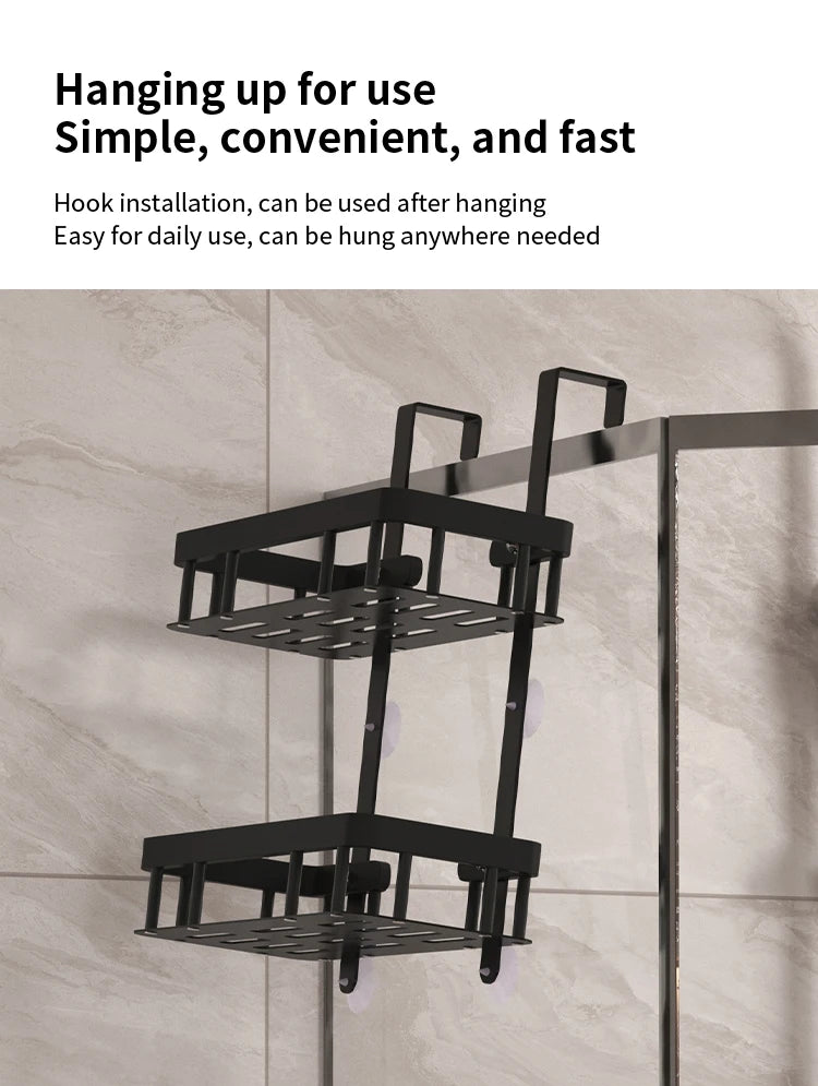 Étagère Murale de Salle de Bain 3 Niveaux