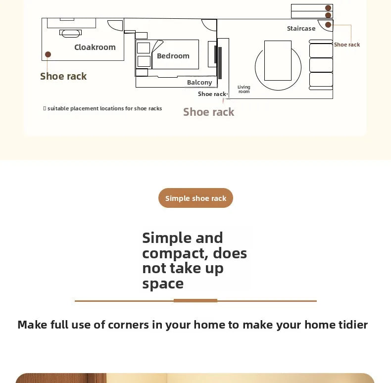 Multi layer minimalist narrow shoe rack, household wooden shoe cabinet, shoe storage rack, balcony storage rack, storage cabinet